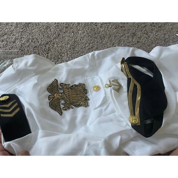 HALLOWEEN COSTUME NAVY CAPTAIN MEN SIZE XXL TRICK OR TREAT VERSATILE - Picture 6 of 14